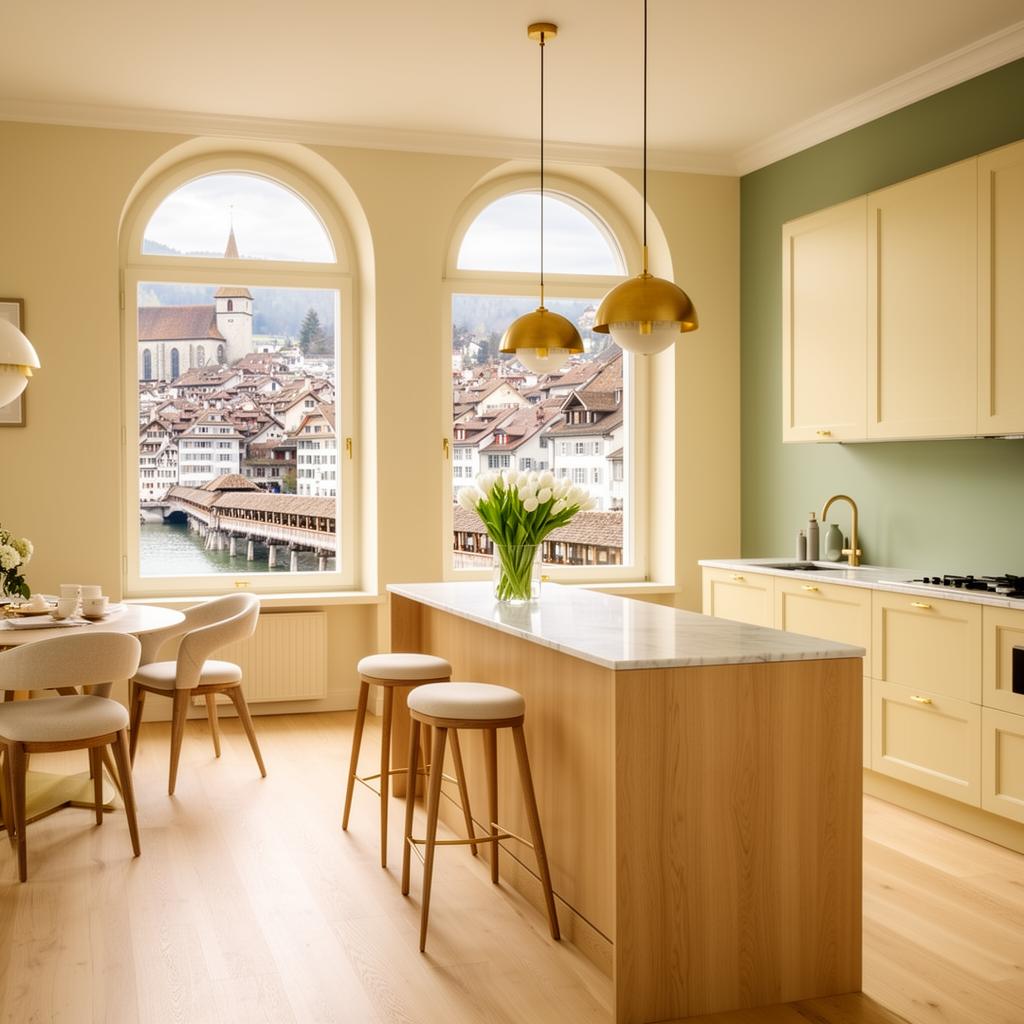 Gesamtansicht des Altstadt Apartments in Luzern